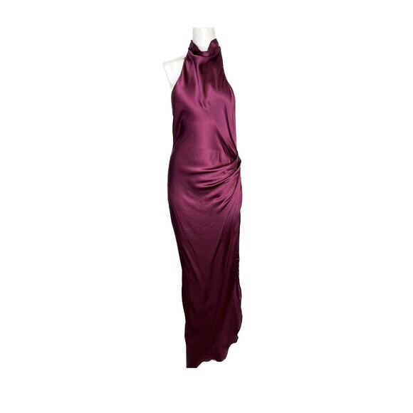 Amanda Uprichard X REVOLVE Samba Gown in Aubergine - Picture 2 of 11